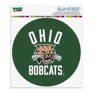 Ohio University Bobcats Logo Automotive Car Window Locker Circle Bumper Sticker - 1 of 4