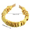 Unique Bargains Women's All Hair Solid Color Pleated Headband 1 Pc - 4 of 4