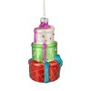 Northlight 4.5" Multi-Color Stacked Presents Glass Christmas Ornament - 4 of 4