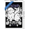 Trends International Pokémon: Spooky Vibes - Group Framed Wall Poster Prints White Framed Version 22.375" x 34" - 3 of 4