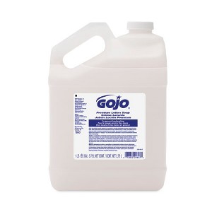 GOJO White Premium Lotion Soap, Waterfall Scent, 1 gal Refill, 4/Carton - 1 of 4