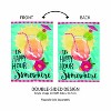Evergreen It's Happy Hour Somewhere Applique Garden Flag 12 x 18 Inches Indoor Outdoor Decor - 4 of 4