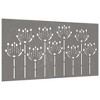 VidaXL Patio Wall Decoration 41.3 in.x21.7 in. Corten Steel Flower Design - 3 of 4