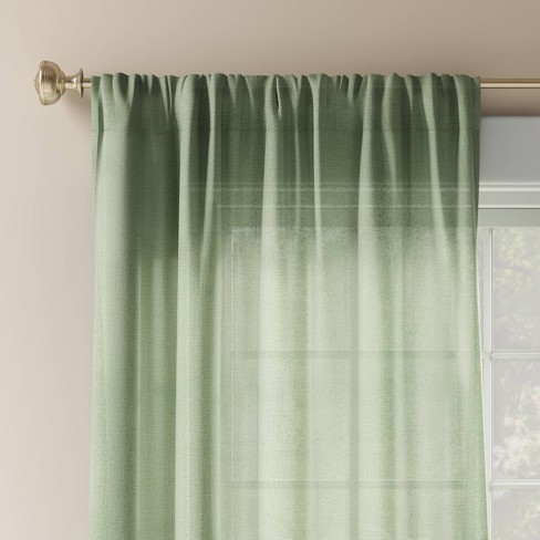 Solid Farrah Light Filtering Window Curtain Panel - Threshold™ : Target