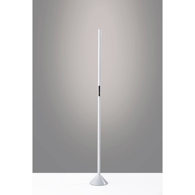 Cole LED Color Changing Wall Washer Floor Lamp (Includes LED Light Bulb) Matte White - Adesso