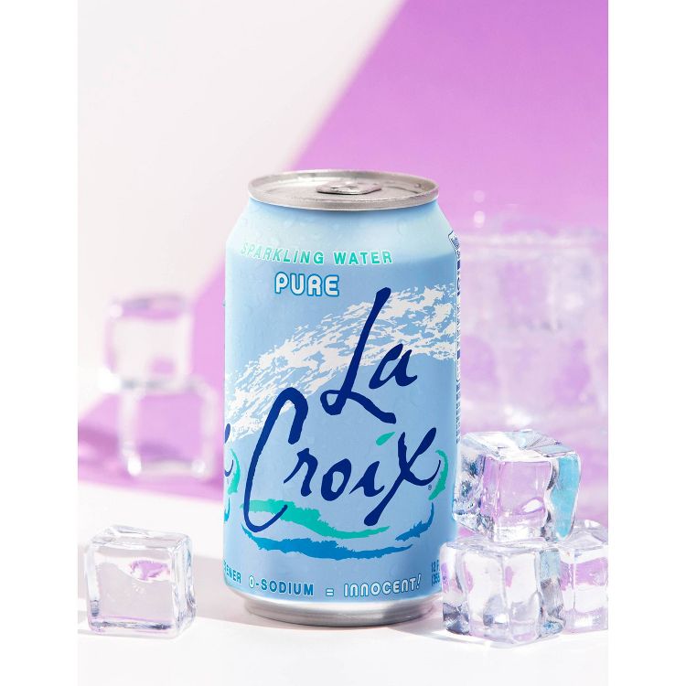 LaCroix Sparkling Water Pure - 8pk/12 fl oz Cans, 3 of 8