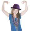 Skeleteen Adults Costume Fedora Hat - Purple - 4 of 4