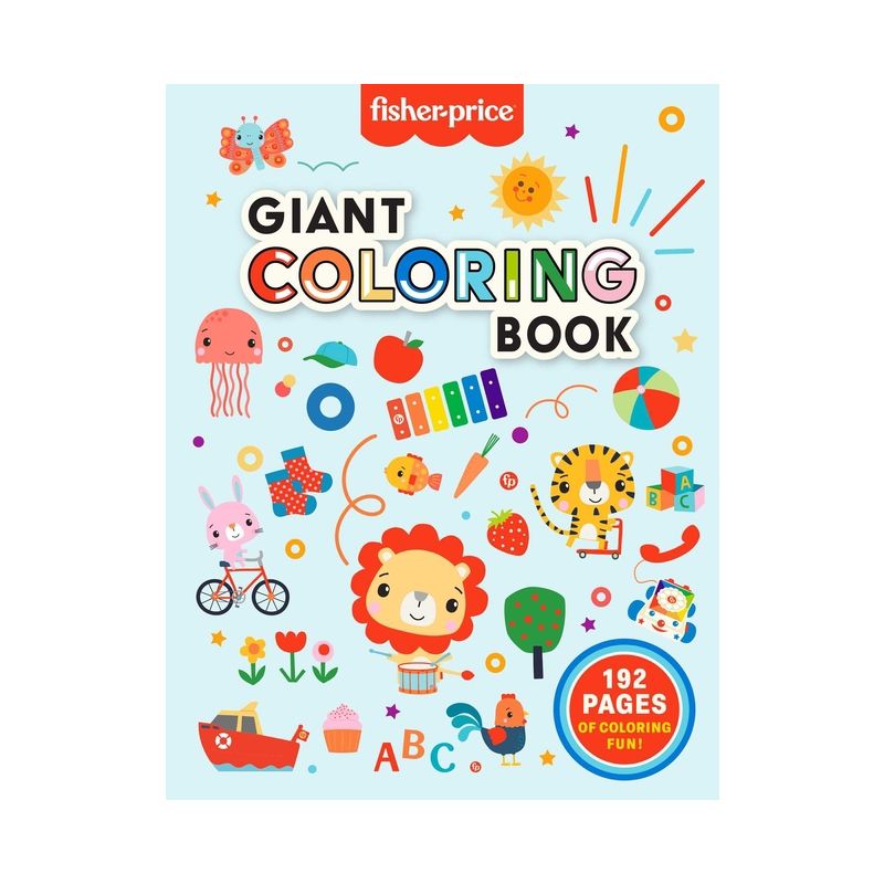 Fisher-Price: Giant Coloring Book - (Fisher Price) by  Mattel (Paperback), 1 of 2