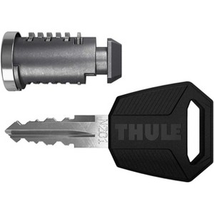 Thule One-Key System Bike Cable Lock Cylinders Thick Heavy Duty Anti-Theft Black Silver : Thule - 1 of 3