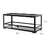 REPTI ZOO 20Gallon Full Reptile Glass Terrarium, Double Hinge Door Reptile Terrarium 30" x 12" x 12" - 3 of 4