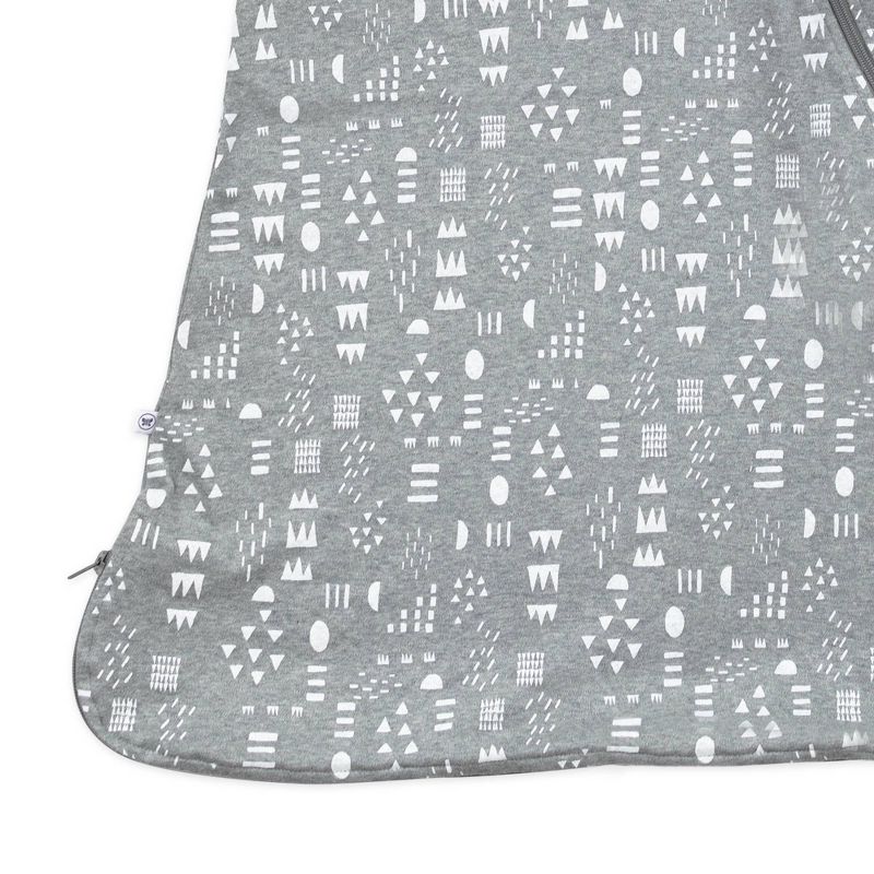 Honest Baby Organic Cotton Interlock Wearable Blanket - Pattern Play Heather, 3 of 4