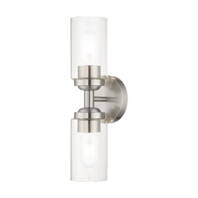 Livex Lighting Whittier 2 - Light Vanity in  Brushed Nickel