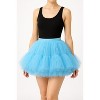 Malco Modes Women’s Tutu Mini Skirt – Fluffy Layered Ballet Underskirt for Carnival, Festival, Rave, Dance, and Costume Wear – Ivory - 3 of 4