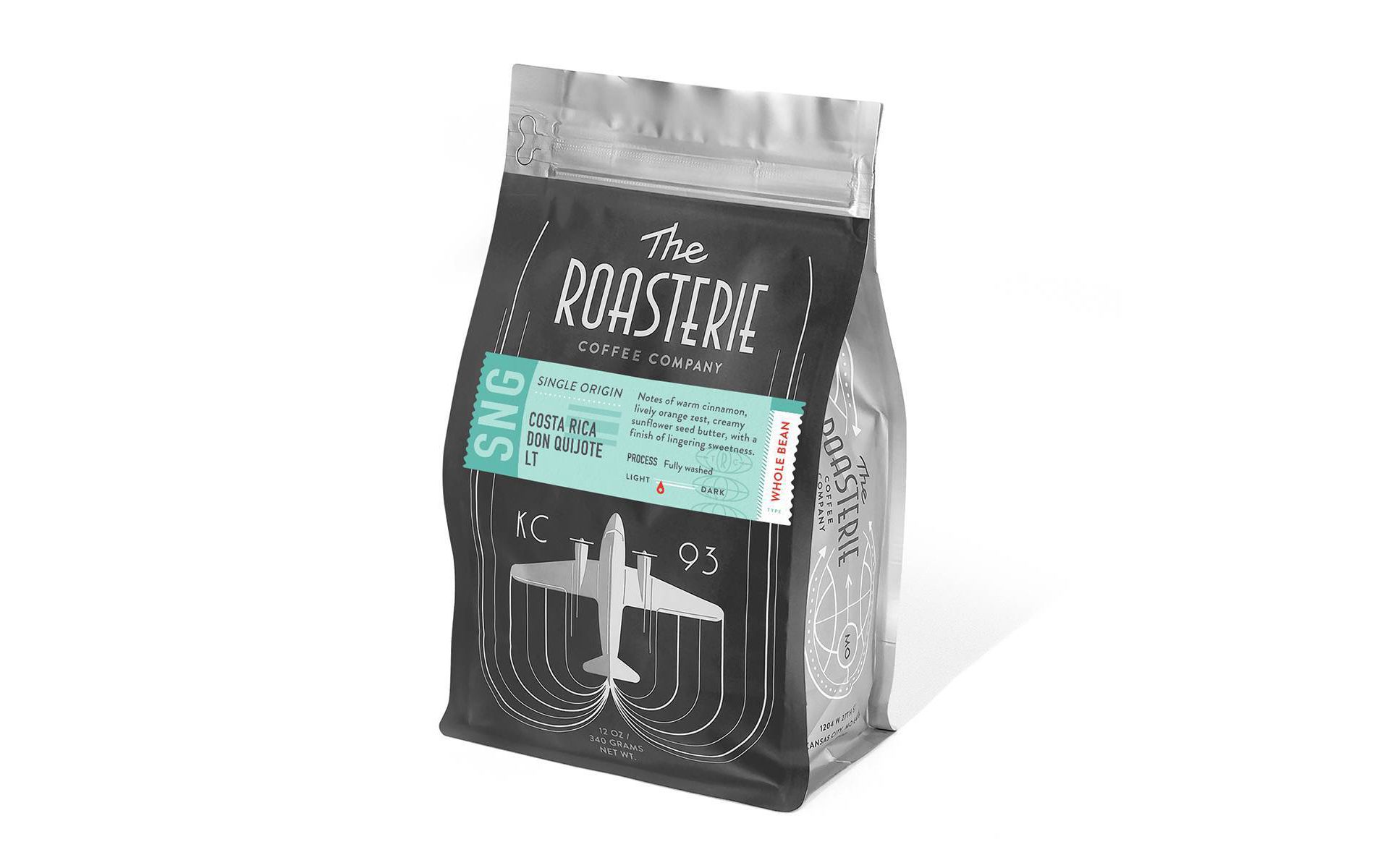 The Roasterie Don Quijote of Costa Rica Light Roast Whole Bean Coffee - 12oz