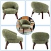 DYHOME 25.98'' Upholstered Fabric Accent Chairs Armchair for Living Room, Bedroom - 4 of 4