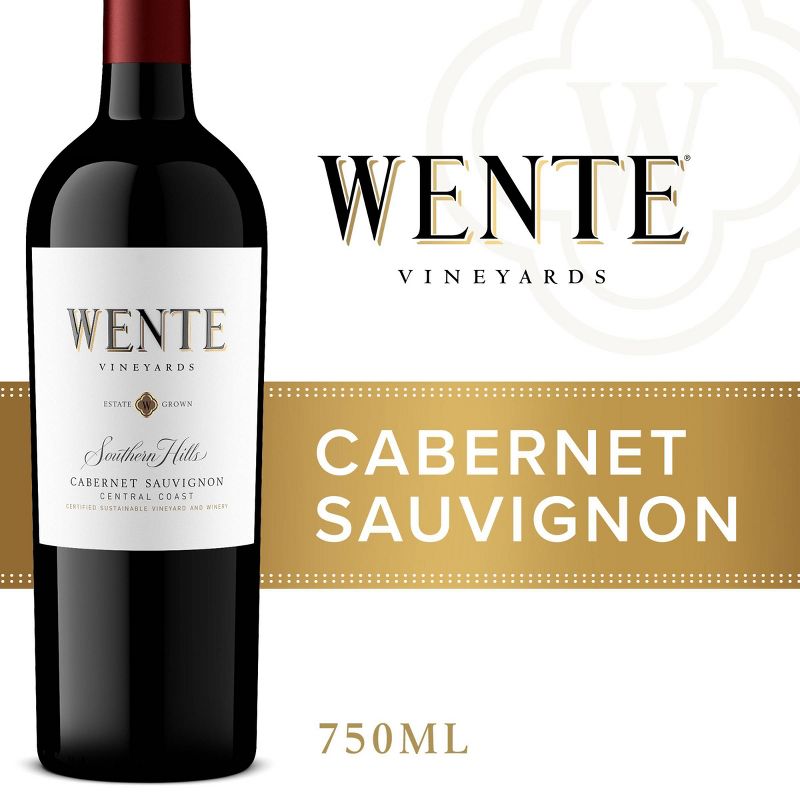 Wente Vineyards Southern Hills Cabernet Sauvignon Livermore Valley - 750ml Bottle, 5 of 11