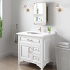 PexFix 24" x 16" Bathroom Cabinet with Mirror Stainless Steel Frame and 2 Adjustable Shelves Wall Medicine Cabinets Mirrors Rectangle Recessed Gold - 2 of 4