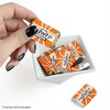 Big Dot of Happiness Basketball - Let the Madness Begin - Mini Candy Bar Wrapper Stickers - College Basketball Party Small Favors - 40 Count - 2 of 4