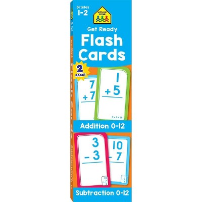 School Zone Get Ready Addition & Subtraction 2pc Flash Cards