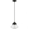Livex Lighting Avondale 1 - Light Pendant in  Black/Brushed Nickel - 3 of 3
