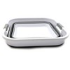 SAMMART Collapsible Plastic Laundry Basket/ Square Tub - 3 of 4