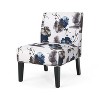 CENGHU Modern Accent Chair, Upholstered Living Room Chair, Armless Chair for Living Room, Bedroom, Blue+Multi - 2 of 4