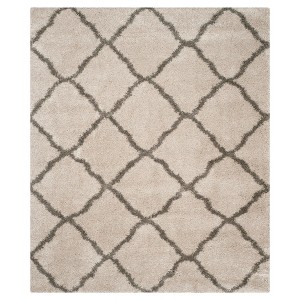 Taupe/Gray Abstract Loomed Area Rug - (8