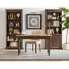 Martin Furniture Sonoma Writing Desk Brown: Stained Wood Finish, Metal Hardware, 54" Wide Desk with Drawer - image 2 of 4