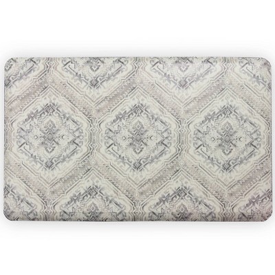 Kilim Anti-fatigue Comfort Long Floor Mat Blue - Brewster : Target