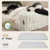 APRILSOUL Waterproof Memory Foam XL Pet Bed with Sides, Non-Slip and Egg-Crate Washable Removable Corduroy Cover - 2 of 4