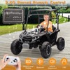 Garvee 24V 2-Seater Ride On UTV for Kids with Remote Control, LED Lights, Bluetooth, Sun Shade, Off-Road Wheels, Ride On Car for Boys Girls - 3 of 4