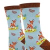 Socksmith 16.0 Inch Oh Deer, You're Cute Socks Christmas Socks (1 Pair) , Doe Blue Heather Winter (1PC) - 2 of 3