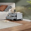 KTMBDW Nightstand with 2 Drawer, Small Dressers for Closet, Wood Storage Cabinet for Hallway, Bedroom, Entryway, Gray - 4 of 4