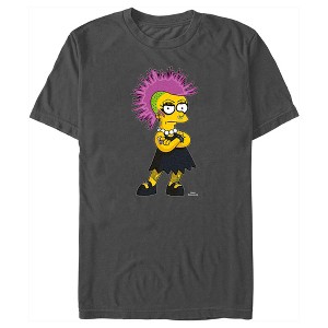Men's The Simpsons Punk Lisa T-Shirt - 1 of 4