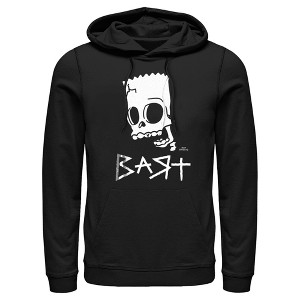 Men's The Simpsons Skeleton Bart Pull Over Hoodie - 1 of 4