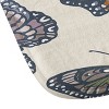 34"x21" Avenie Countryside Butterflies Memory Foam Bath Rug Beige - Deny Designs: Microfiber, Machine Washable, Non-Slip Backing - 3 of 3