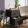 GALAXHERO Night Stand 2 Drawer Small Dresser for Bedroom, Closet, Dorm, Fabric Nightstand with Storage Bins - 2 of 4