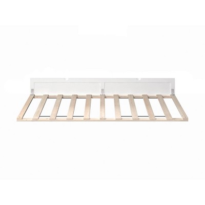 White Twin Wood Frame Trundle Daybed