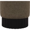 Meridian Furniture,Veranda Boucle Fabric Ottoman/Stool - 3 of 4