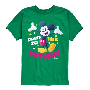 Boys' - Disney - Mickey Point To The Future Short Sleeve Graphic T-Shirt - 1 of 4