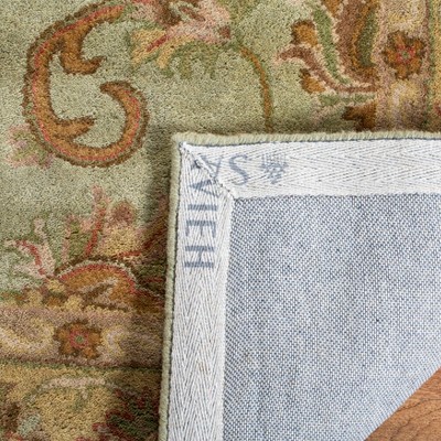 Heritage Green and Gold Hand-Tufted Wool Area Rug