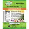 Larissa Veronica Chardonnay Sumatra Decaf Coffee (Gourmet, Naturally Flavored, Whole Coffee Beans) (8 oz, ZIN: 548911) - 2 of 4