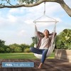 Sorbus Hanging Rope Hammock Chair Swing Seat for Any Indoor or Outdoor Spaces- Max. 265 Lbs -2 Seat Cushions Included - image 2 of 4