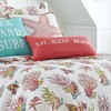 Coral Eat Sleep Beach Pillow - Levtex Home - 2 of 3