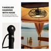 Chandelier Ceiling Fan with Lights and Remote, Outdoor/Indoor Ceiling Fan with Dimmable LED for Gazabo Patio Bedeoom - 4 of 4