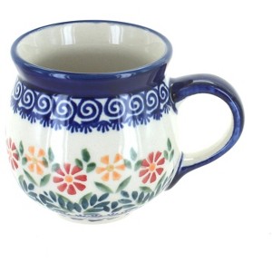 Blue Rose Polish Pottery K090  Manufaktura Bubble Mug - 1 of 2