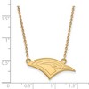 Black Bow Jewelry 14k Yellow Gold Tennessee at Chattanooga Mocs NCAA Necklace 18 Inch - 2 of 4