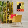 Stupell Industries Vintage Halloween Black Cat Framed Giclee Art, Gray, 24" x 30" - 3 of 4