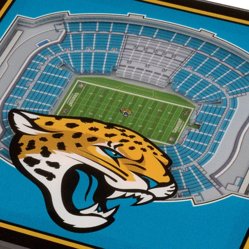 NFL Jacksonville Jaguars 3D Stadium View Coaster, 3 of 4