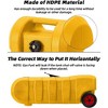 15 Gallon Portable Moving Gas Caddy Fuel Storage Saving Tank With  10FT Pump Hose Yellow - 4 of 4